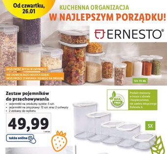 Lidl Pojemnik do przechowywania ernesto oferta