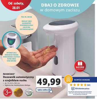 Lidl Dozownik do mydła silvercrest oferta