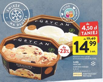Intermarche Lody bakaliowe grycan oferta