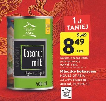 Intermarche Mleczko kokosowe 12-14% house of asia oferta