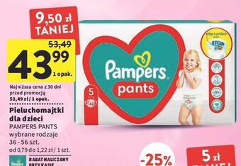 Intermarche Pieluchomajtki 5 pampers pants oferta