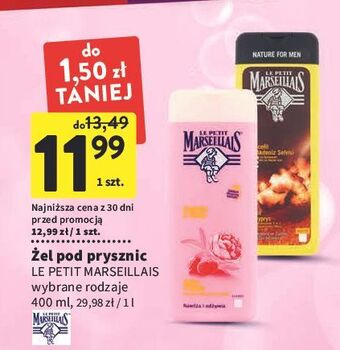 Intermarche Żel pod prysznic imbir i cyprys le petit marseillais oferta