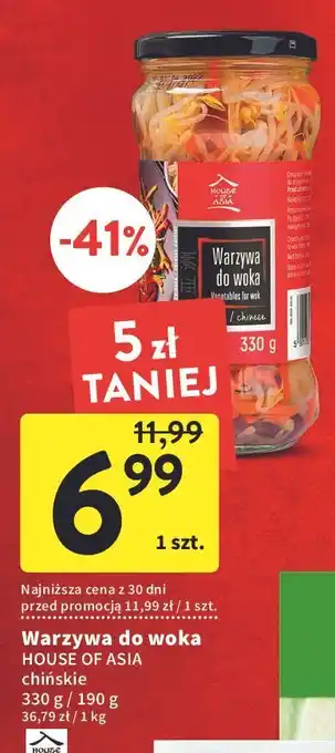 Intermarche Warzywa do woka house of asia oferta