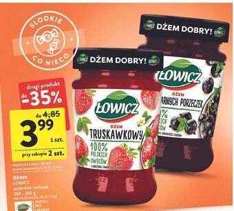 Intermarche Dżem z czarnej porzeczki łowicz oferta