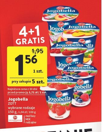 Intermarche Jogurt owoce leśne zott jogobella oferta