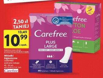 Intermarche Wkładki cotton aloe carefree oferta