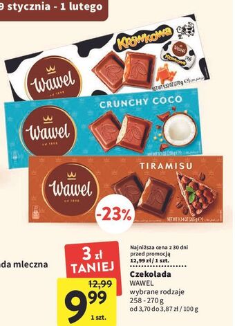 Intermarche Czekolada wawel tiramisu oferta