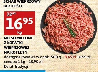 Auchan Mięso mielone z łopatki wieprzowej oferta