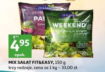 Auchan Mieszanka sałat party fit & easy oferta