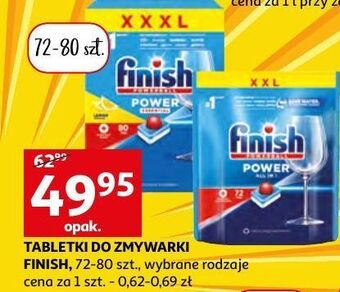 Auchan Tabletki do zmywarek lemon finish power essential oferta