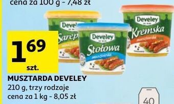 Auchan Musztarda kremska develey oferta