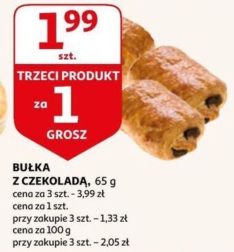 Auchan Bułka z czekoladą oferta