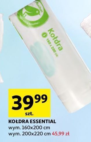 Auchan Kołdra essential 160 x 200 cm auchan oferta