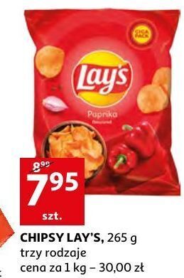 Auchan Chipsy paprykowe lay's oferta