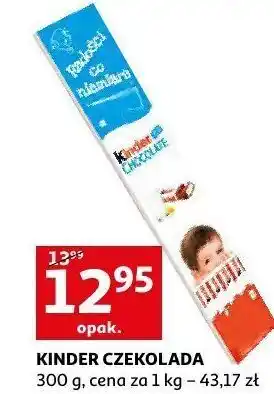 Auchan Czekoladki kinder chocolate oferta
