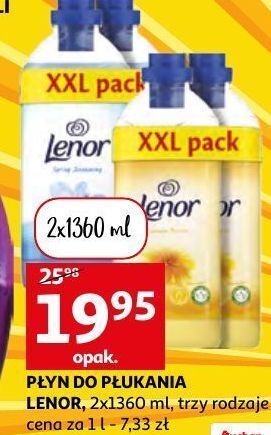 Auchan Płyn do płukania summer breeze lenor oferta