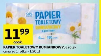Auchan Papier toaletowy rumiankowy oferta