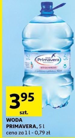Auchan Woda niegazowana primavera oferta