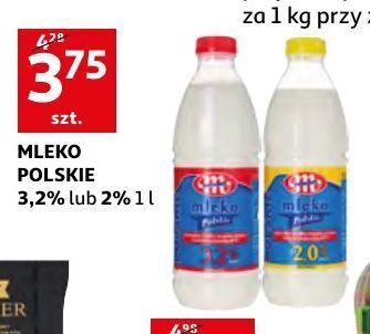 Auchan Mleko polskie 3.2% mlekovita oferta