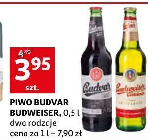 Auchan Piwo budweiser dark oferta