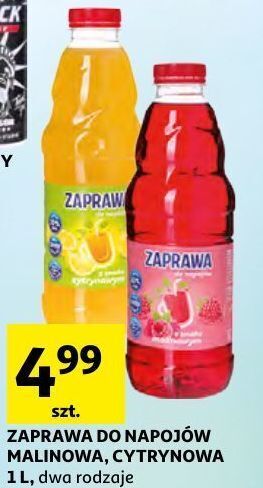 Auchan Zaprawa do napojów cytryna oferta
