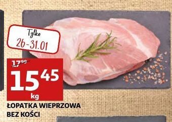 Auchan Łopatka wieprzowa bez kości oferta