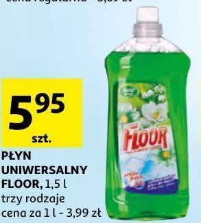 Auchan Płyn uniwersalny kwiaty wiosny gold drop floor oferta