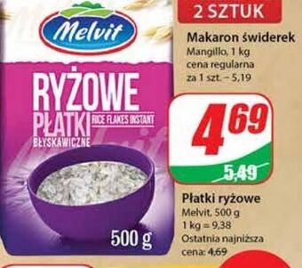 Dino Płatki ryżowe błyskawiczne melvit oferta