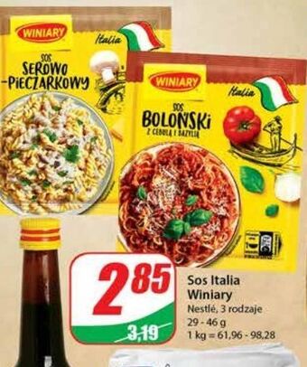 Dino Sos do makaronu serowo-pieczarkowy winiary italia oferta