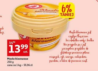 Auchan Masło klarowane auchan różnorodne (logo czerwone) oferta