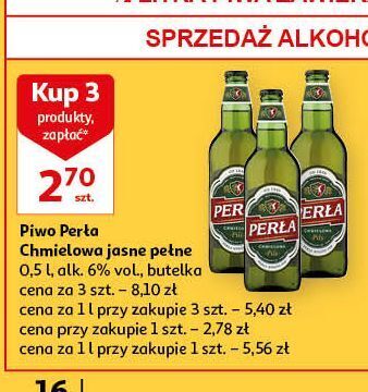 Auchan Piwo perła chmielowa oferta