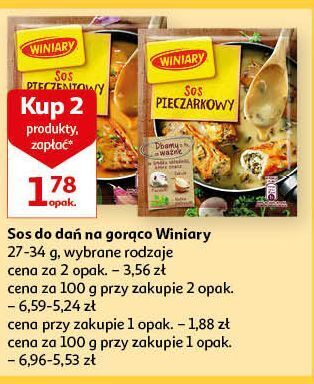 Auchan Sos pieczeniowy jasny winiary oferta