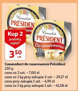 Auchan Ser camembert naturalny president oferta