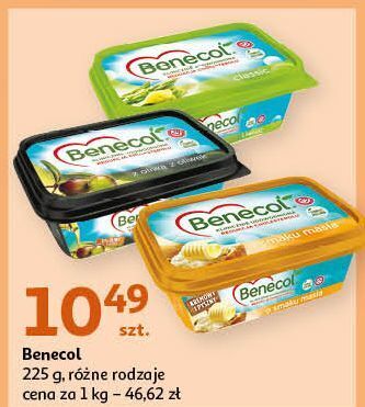 Auchan Margaryna benecol o smaku masła oferta