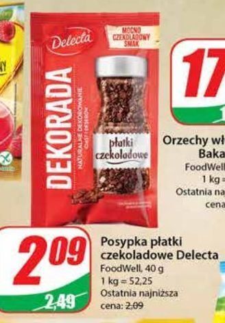 Dino Posypka płatki czekoladowe delecta decorada oferta