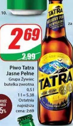 Dino Piwo tatra jasne pełne oferta