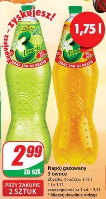 Dino Napój zbyszko 3 pomarańcze oferta