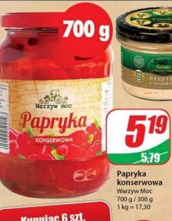 Dino Papryka konserwowa warzyw moc oferta
