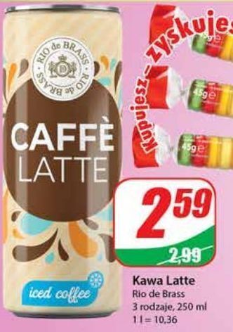 Dino Napój caffe latte rio de brass oferta