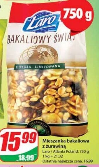 Dino Mieszanka bakaliowa z żurawiną laro oferta