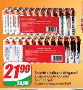 Dino Baterie alkaiczne lr03 megacell oferta