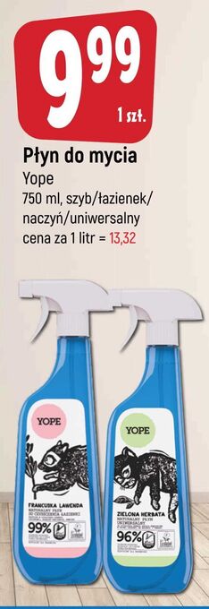 E.Leclerc Płyn do czyszczenia łazienki zielona herbata yope oferta