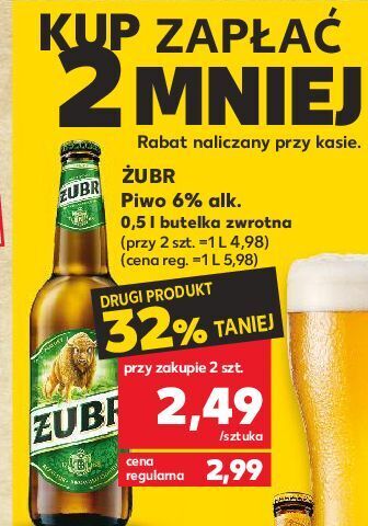 Kaufland Piwo żubr 1768 oferta
