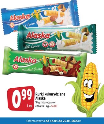E.Leclerc Rurki kukurydziane z nadzieniem orzechowym alaska agd oferta