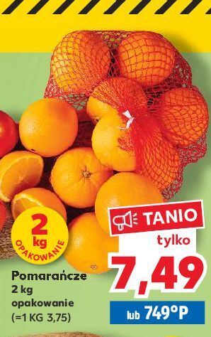 Kaufland Pomarańcze oferta
