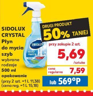 Kaufland Płyn do szyb arctic sidolux crystal oferta