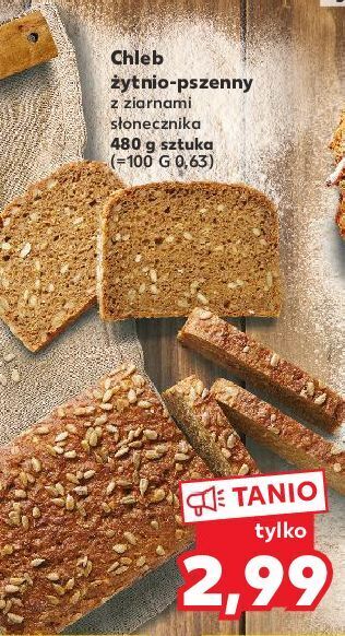 Kaufland Chleb żytnio-pszenny z ziarnami słonecznika oferta