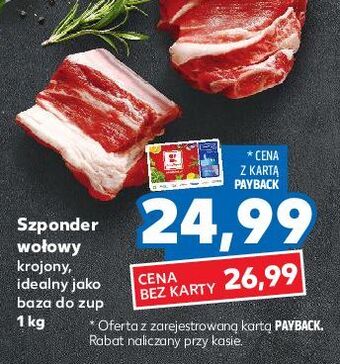 Kaufland Szponder wołowy oferta