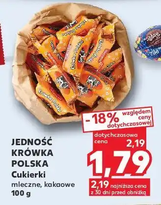 Kaufland Cukierki krówka polska mleczna jedność oferta