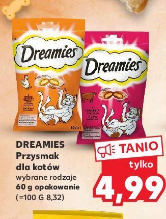 Kaufland Przysmak dla kota z kurczakiem dreamies oferta